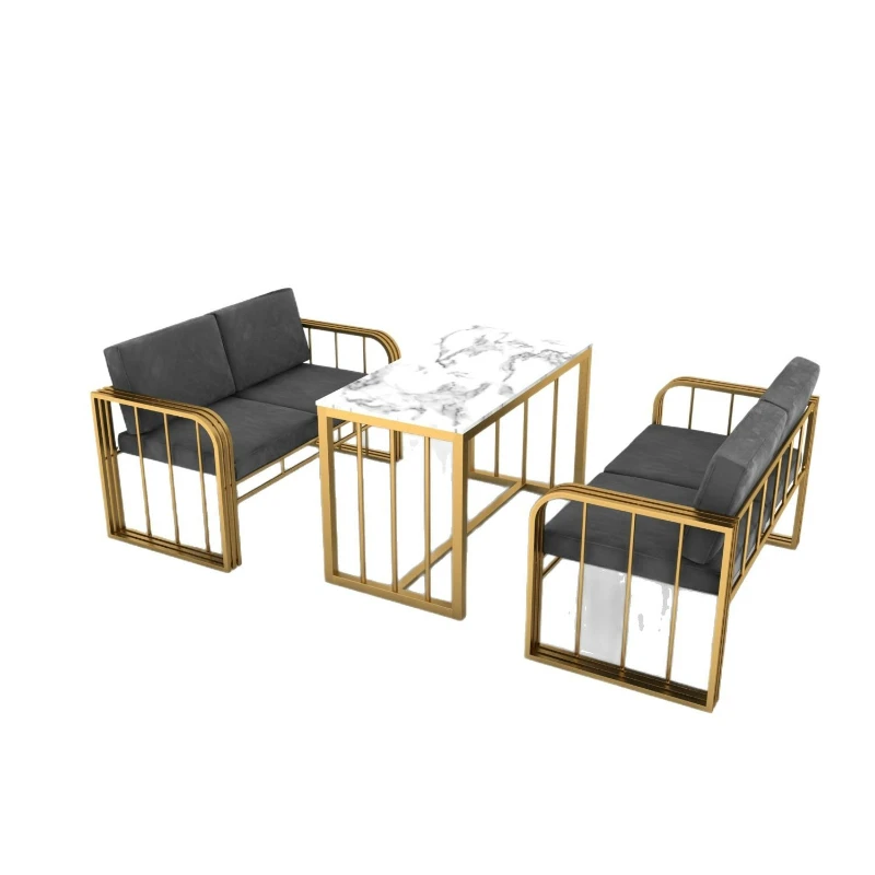 

Bar Booth Sofa Restaurant Studio Clothing Store Sofa Coffee Table