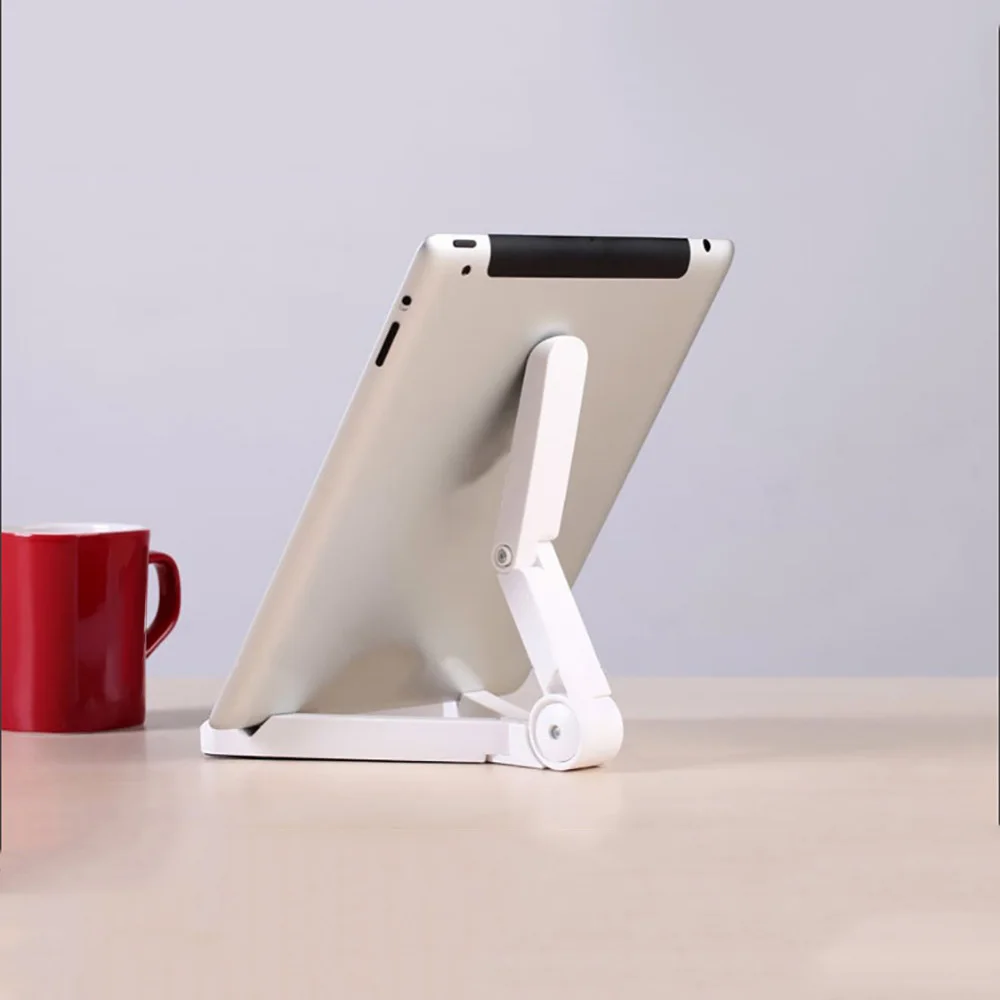 Folding Universal Tablet Bracket Stand Holder Adjustable Desktop Mount Stand Tripod Table Desk Support for IPhone IPad Mini Air