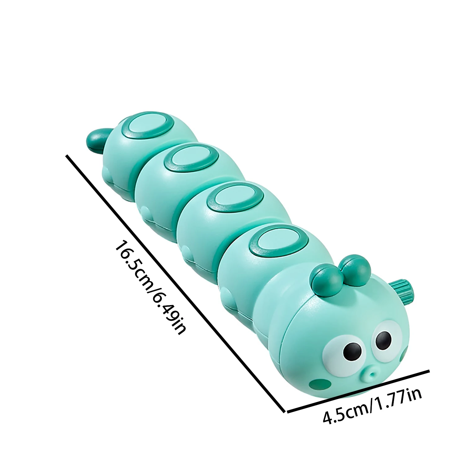 Clockwork caterpillar swinging toy, children's learning crawling parent-child interactive toy
