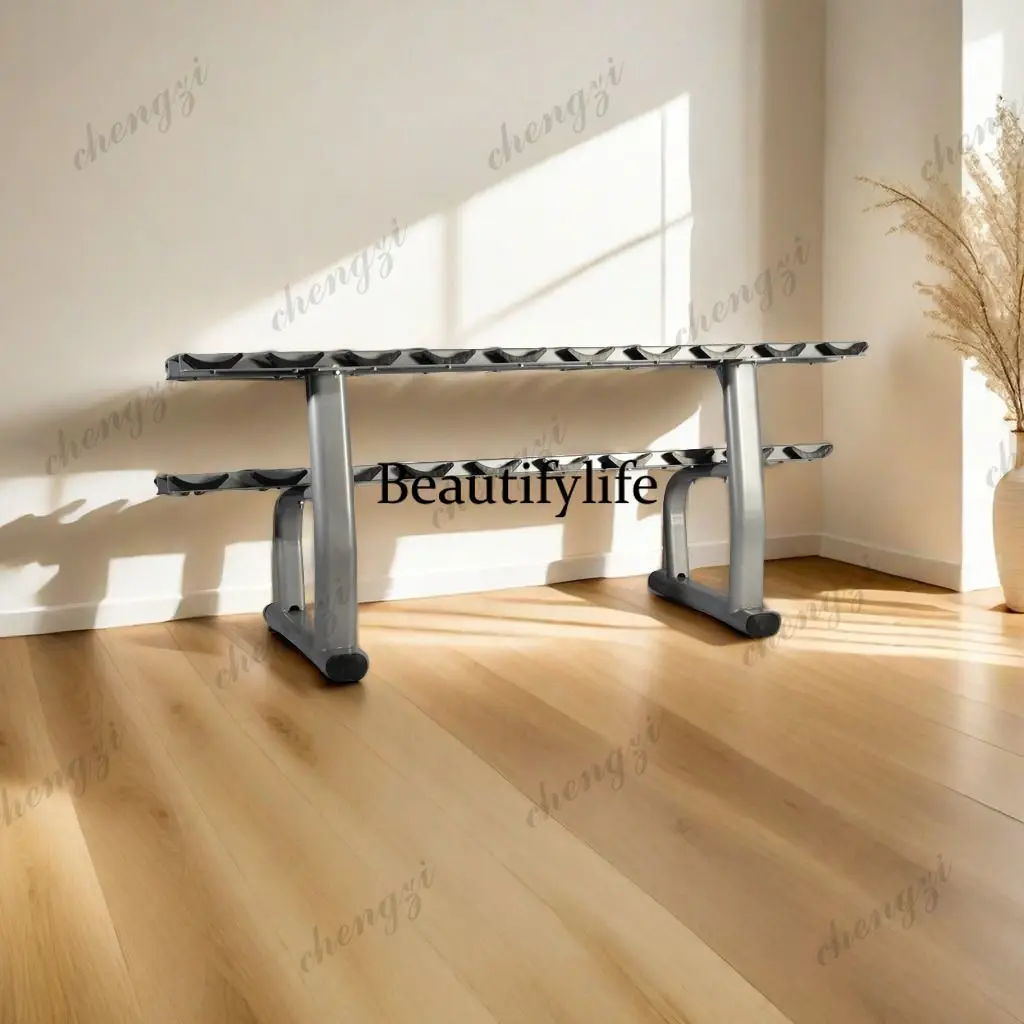Fitness equipment, dumbbell rack, vertical private training commercial double-layer dumbbell rack thickened