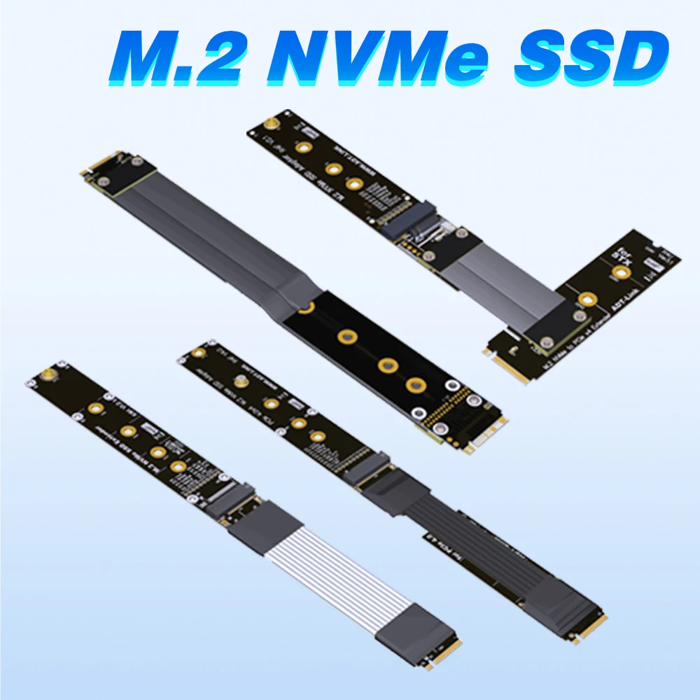 

R44SF K44SF K44SH M.2 для NVMe SSD Удлинительный кабель твердотельный накопитель карта расширения Поддержка M2 к PCI Express 3,0 4,0 5,0 X4 PCI-E