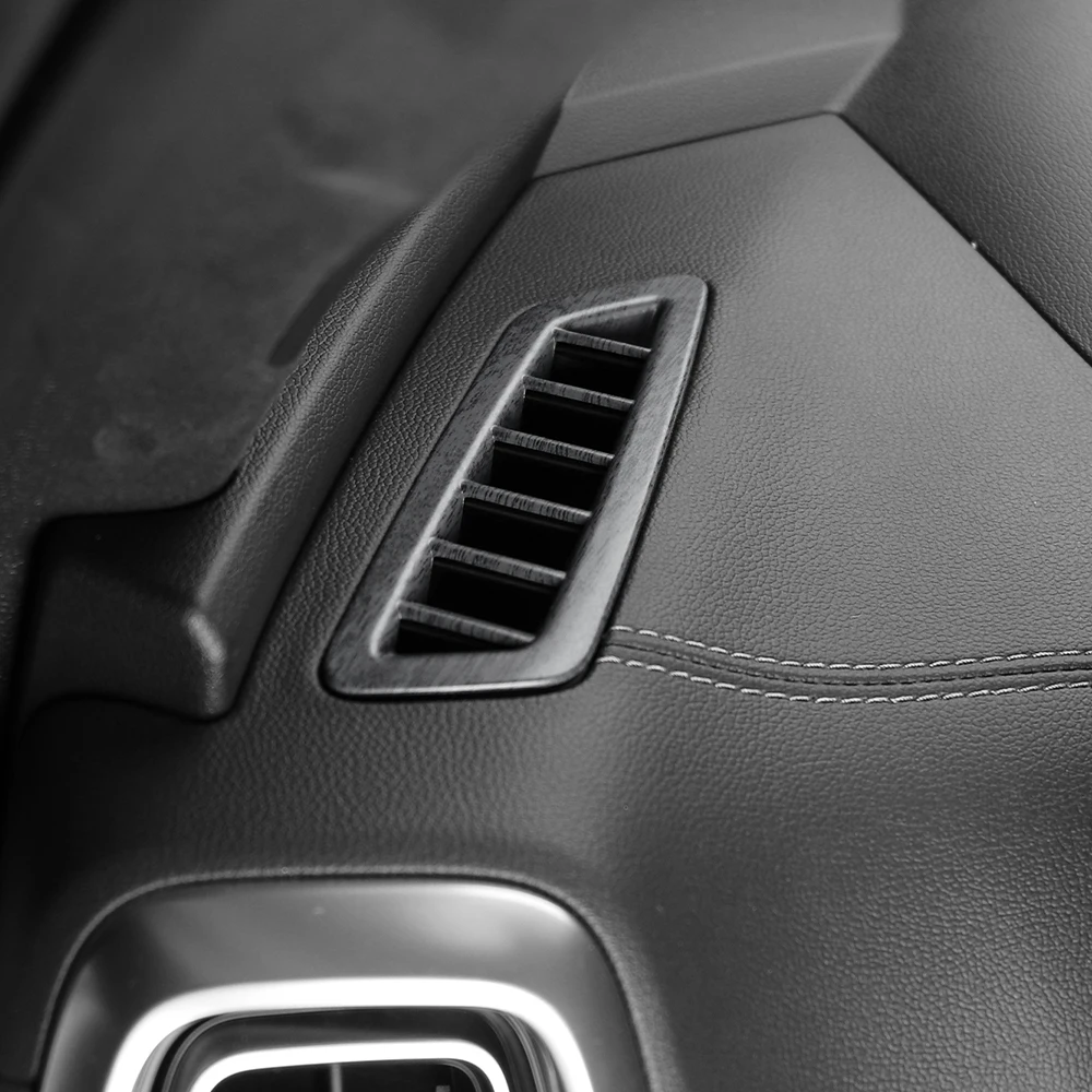 LHD/RHD For Kia Sorento MQ4 2024-2026 Car Turning Carbon Fiber Front Upper Vent Cover Trim Interior Accessories