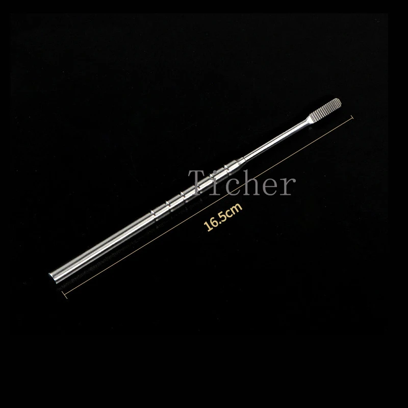 Nose Tool Stainless Steel Double-headed Nasal Bone File Straight Outer And Inner Arc Type Rubbing Tooth