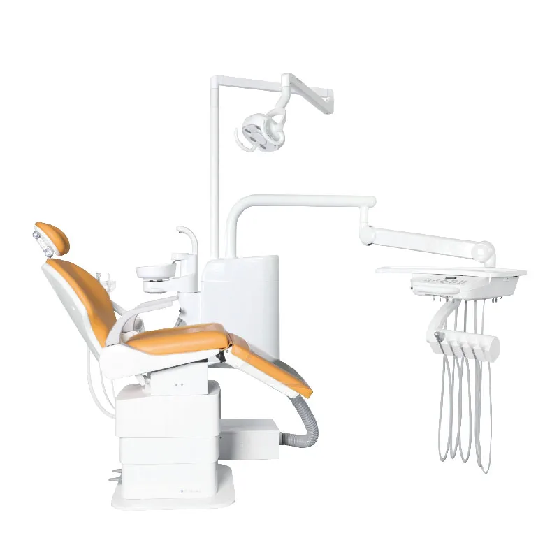 Three-folding Comfortable Types Multifunctional Integral Armchair Electric Dental Chair Unit