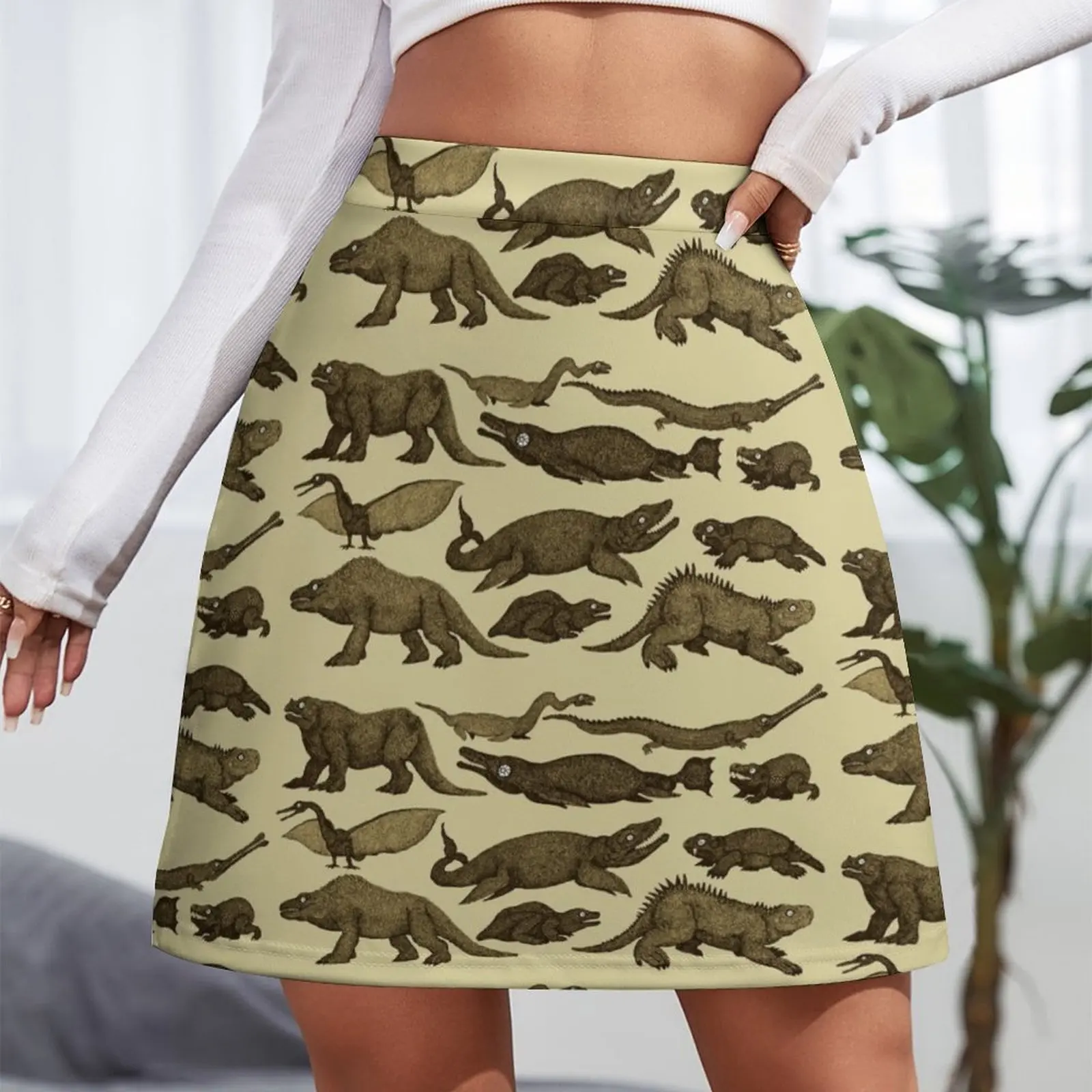 Dinosaurs of Crystal Palace Mini Skirt Women's summer skirts dresses summer woman 2023 clothes for women Women's skirts