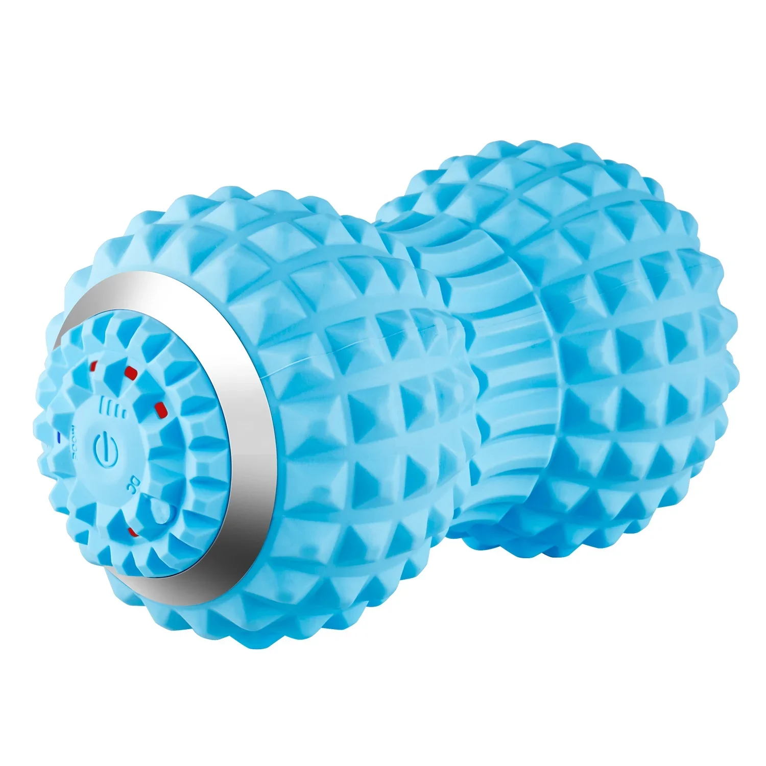 

4 Intensity Levels Vibrating Peanut Massage Ball Foam Roller Deep Tissue Trigger Point Therapy , Rechargeable