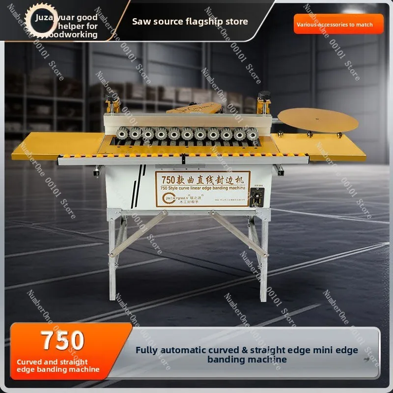 Saw Source 750 Edge Banding Machine, Portable Automatic Straight & Curved Woodworking Edge Bander