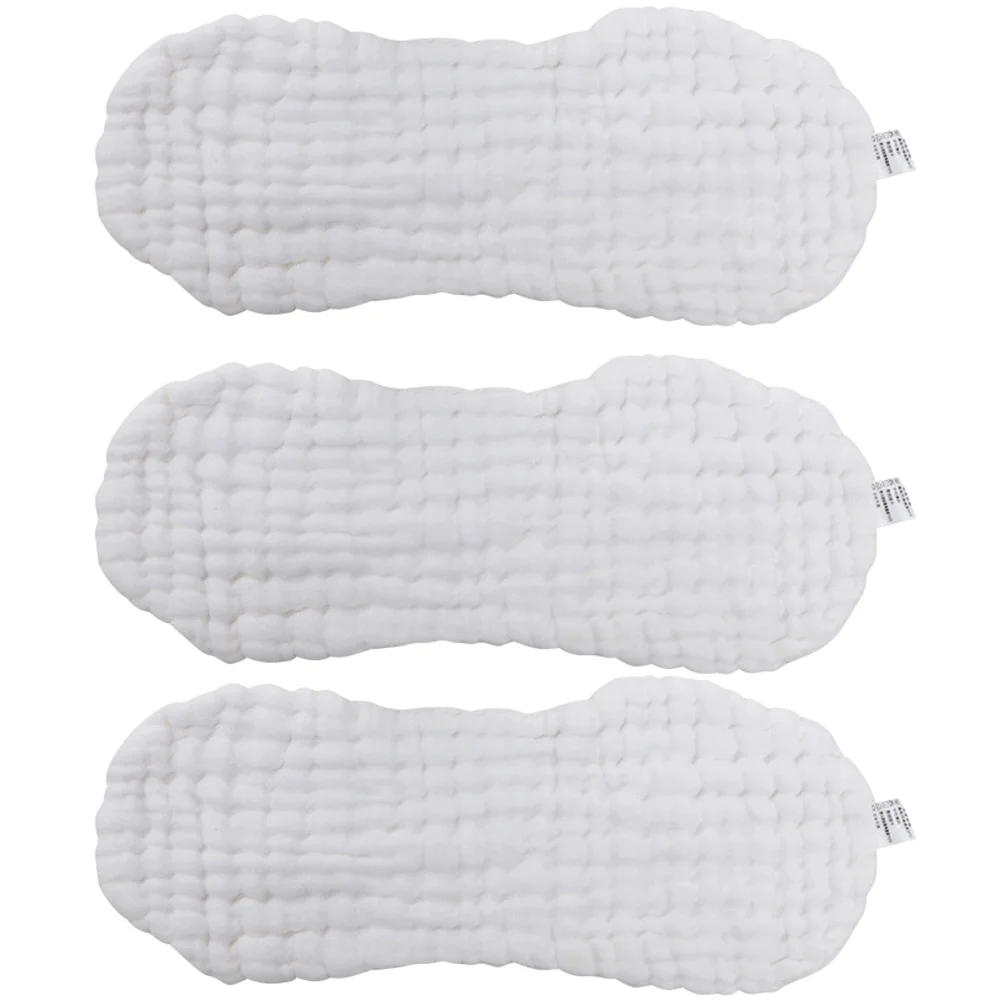 3 Pcs Diaper Newborn Mat Fiber Baby Bed Pad Cotton Pocket Breathable Infant Wrap