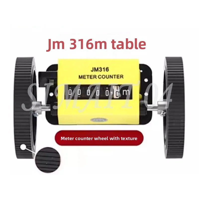 

Счетчик длины JM316 (1-99999.9 м) с механическим колесом и декодером для измерения расстояния