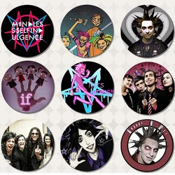 58mm FRANKENSTEIN GIRLS Badge Mindless Self Indulgence Jamie Hewlett Cartoon Brooches Seem Strangely Pins for Fans Decor