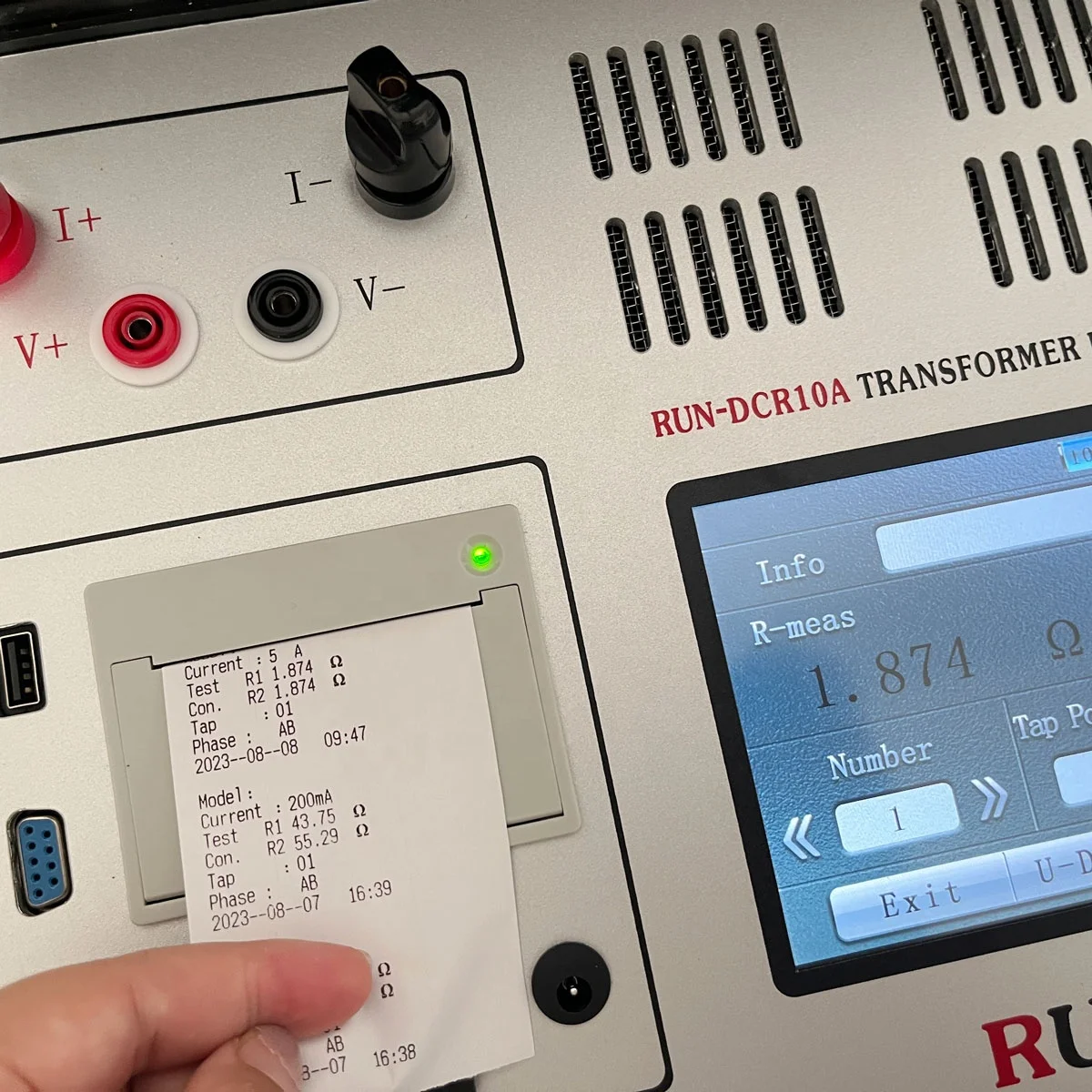 Products subject to negotiationTransformer Winding Resistance Tester Portable DC Resistance Meter Battery Inside Winding Coil