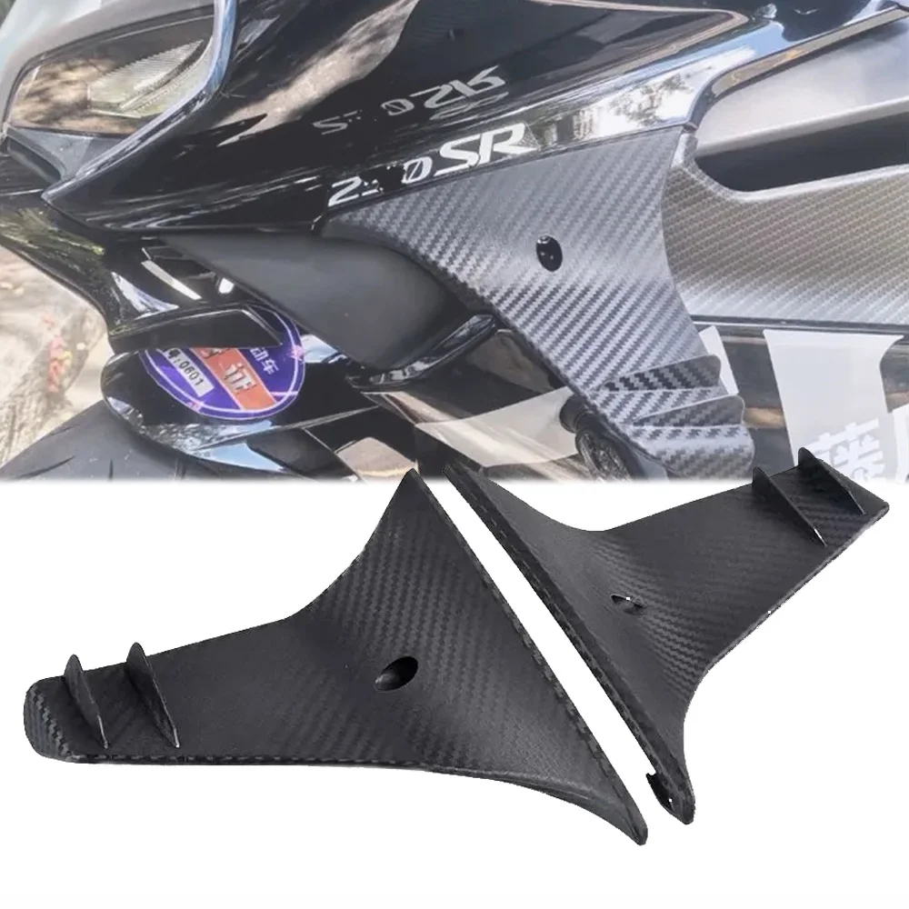 250SR For CFMOTO 300SR 300 250 SR 2021 2022 2023 Motorcycle Front Fairing Aerodynamic Winglets Side Spoilers Dynamic Wing Kit