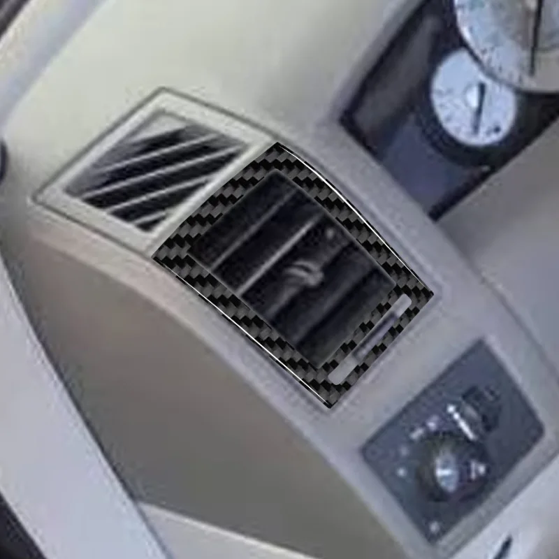 For 08-10 Chrysler 300 Carbon Fiber Left and Right Air Outlet Decorative Stickers Interior Modification Stickers 2