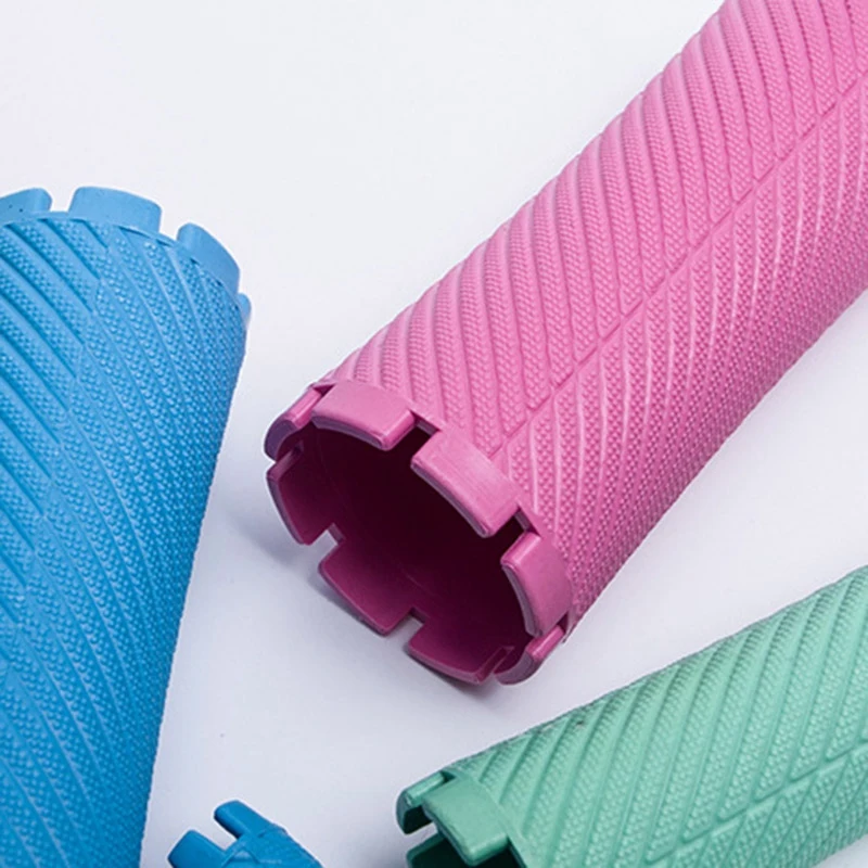 أفضل العروض 100 قطعة/المجموعة/المجموعة 10 أحجام الشعر بيرم قضبان عدة الباردة دائم بار البلاستيك بكرو بكرات مجموعة موجة رقيق الذرة صانع الشعر Styl