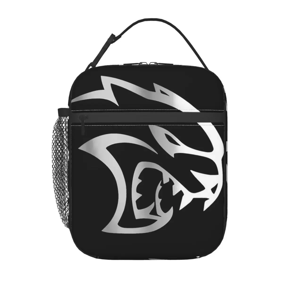 SRT Hellcat Demon Dodge Challenger Car Racing Insulated Lunch Bag for Women Children Portable Food Boxes Thermal Lunch Box Tote