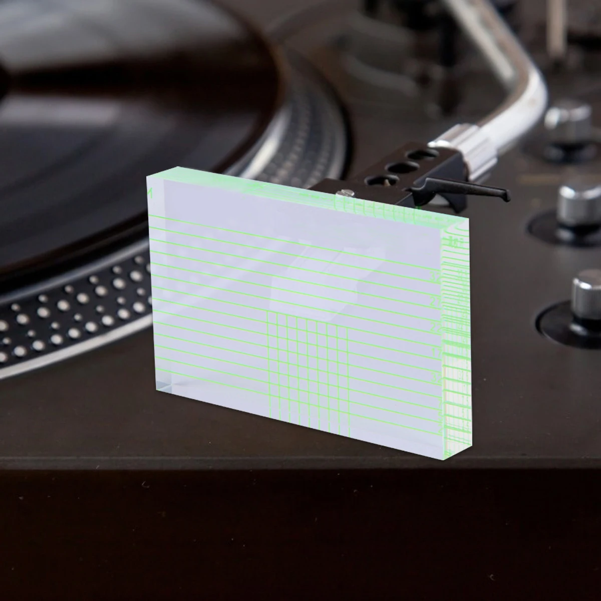 

1Pcs Vinyl Machine Adjustment Tool Player Phonograph Head Balancing Ruler Azimuth Horizontal