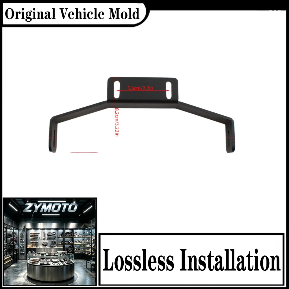 FOR YAMAHA YZF-R3 2019-2024 Motorcycle Auxiliary Fog Light Mount Bracket Left Right Pair Black Steel