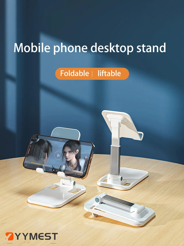 2023 Portable Foldable Desk Mobile Phone Holder For iPhone Huawei Xiaomi Samsung Table Desktop Adjustable Cell Smartphone Stand