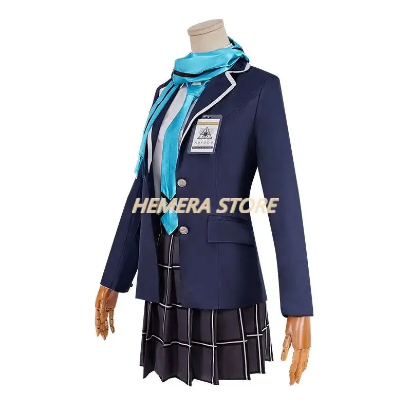 qq023Game Blue Archive Sunaookami Shiroko Kuromi Serika Takanashi Hoshino Cosplay Costume School Uniforms Halloween Carnival Out