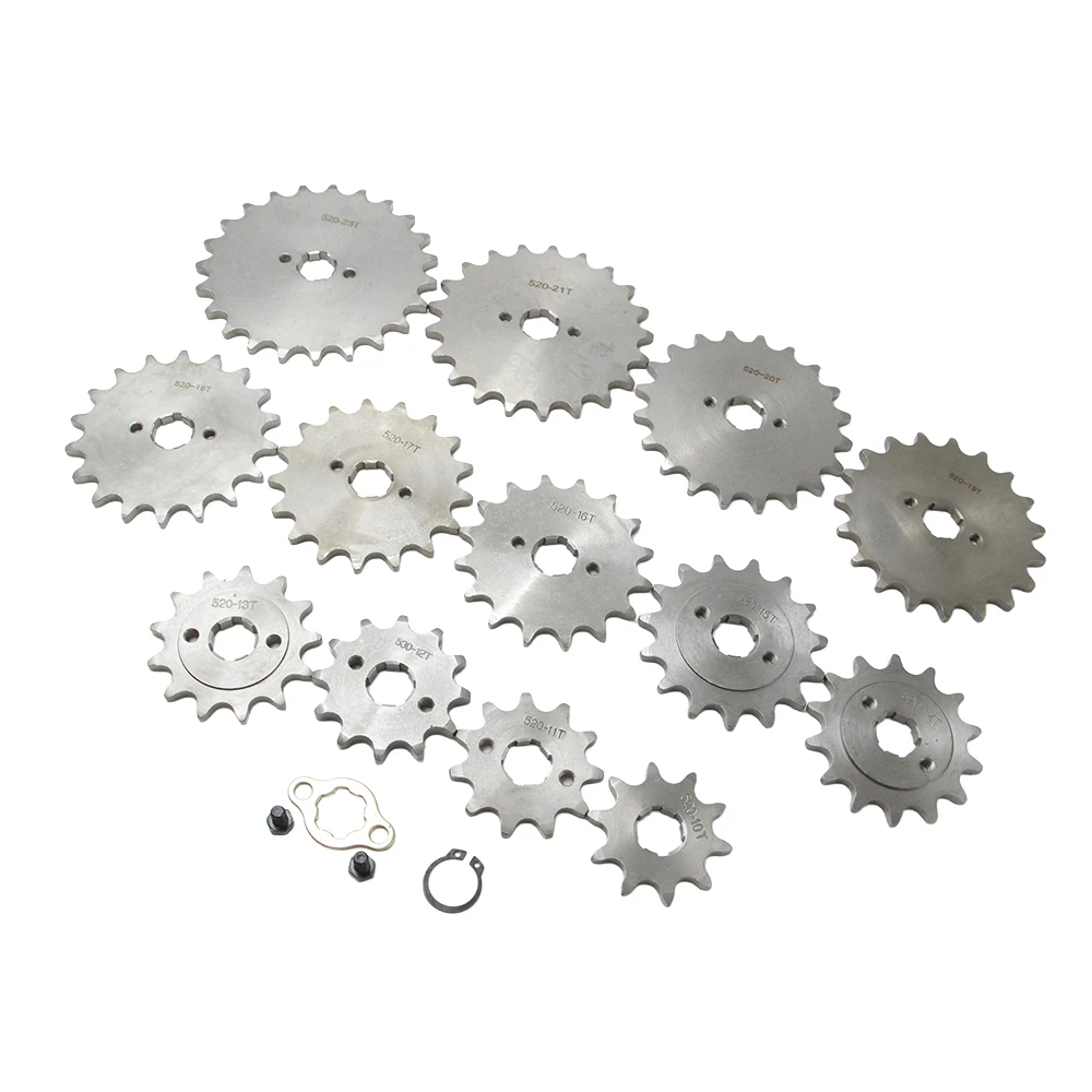 520# 20mm 10-22T Front Sprocket With Lock For Honda Lifan Zongshen YCF 50-250CC Dirt Pit Bike ATV Quad Buggy Motorcycle Parts - view 4