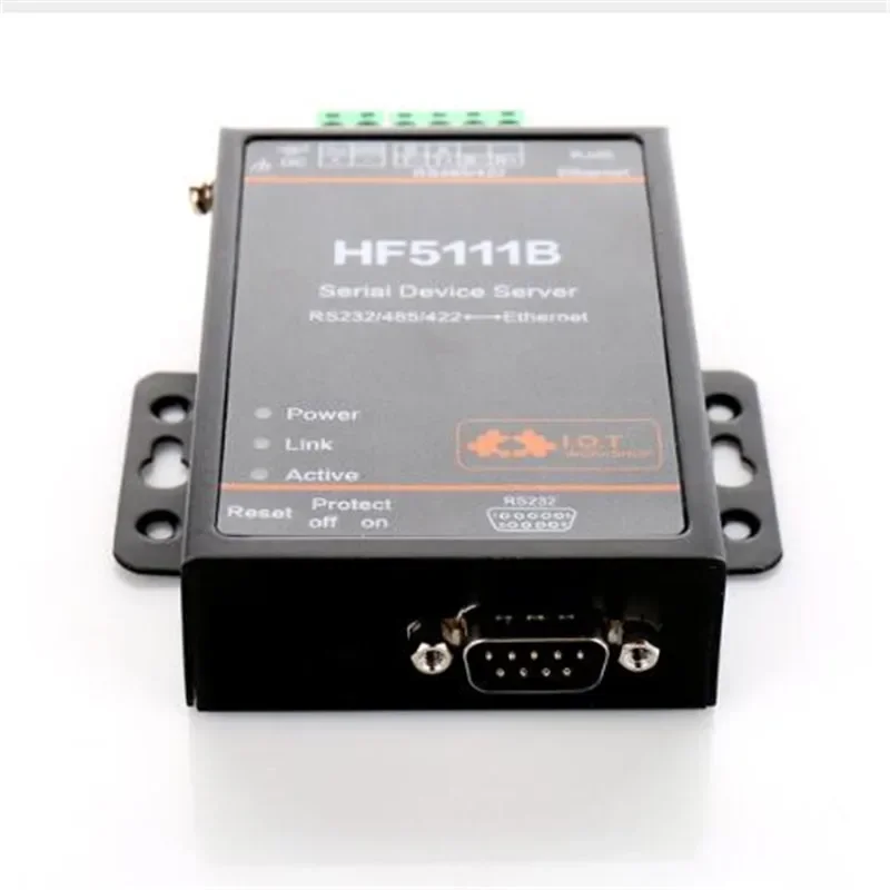 5 ชิ้น/แพ็คอย่างเป็นทางการ 5111B RJ45 RS232/485/422 Serial To Ethernet ฟรี RTOS Serial 1 พอร์ต Server Converter อุปกรณ์อุตสาหกรรม