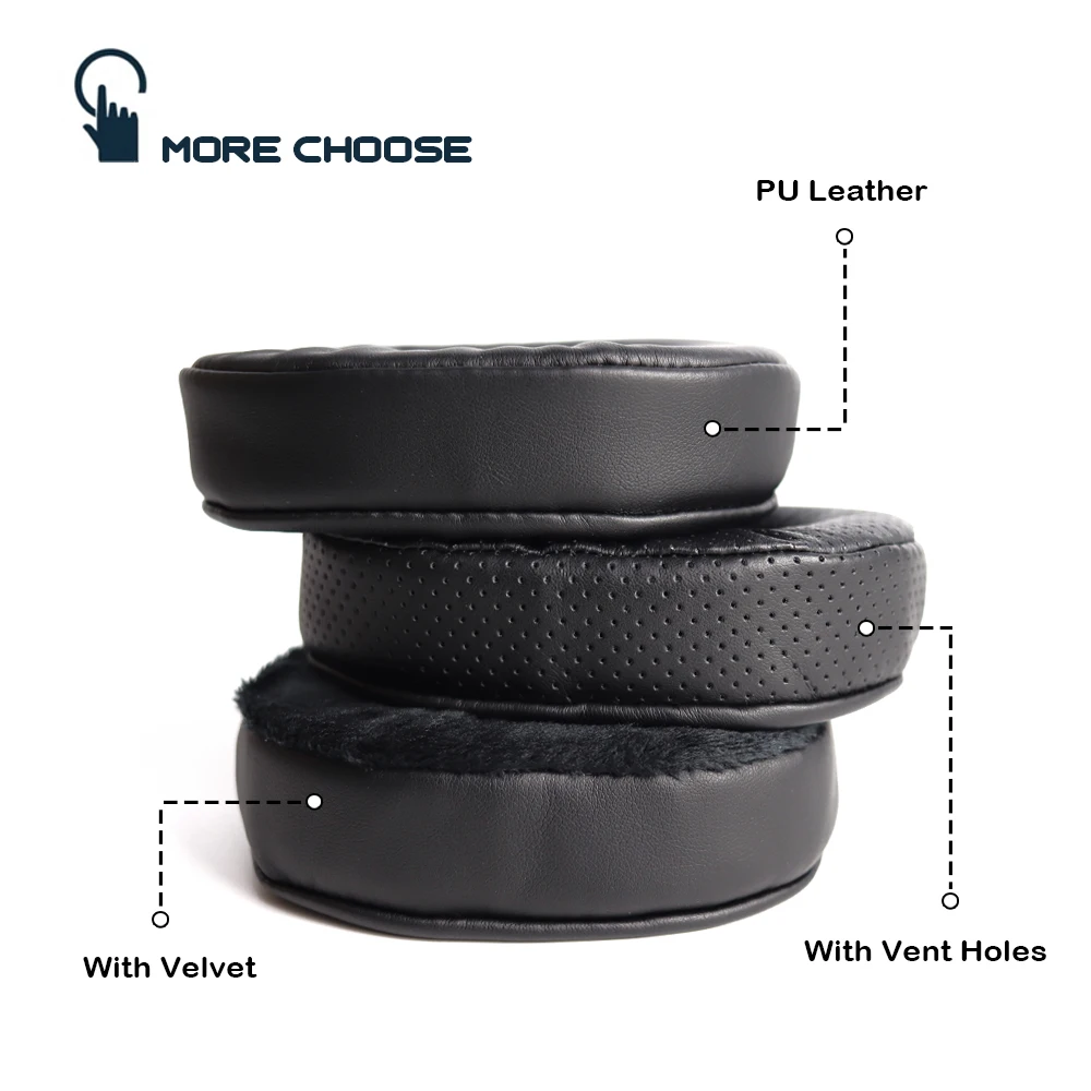 EarTlogis Replacement Ear Pads for JBL E65BTNC E65-BT-NC for Everest Elite 750NC Headset Parts Earmuff Cover Cushion Cups Pillow