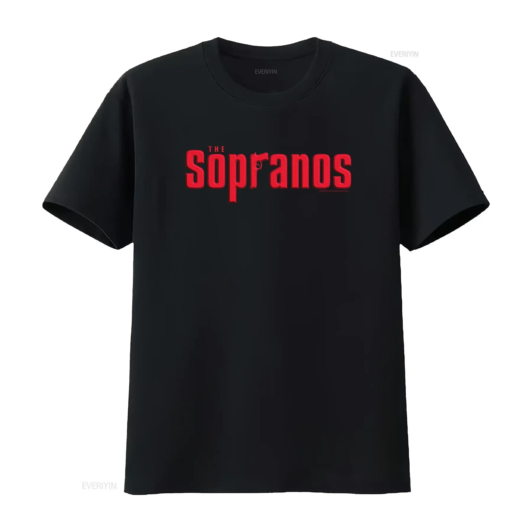 Vintage 2000 The Sopranos Logo HBO TV-Show Promo T-Shirt Größe XL Schwarz Y2k Vintage gewaschen Vielseitig lässig