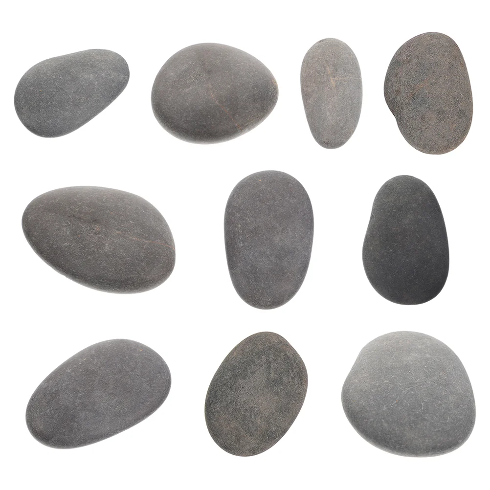 20 Pcs Polished Painting Stones Pebble Cobblestone Rock Natural River DIY Kindness Child