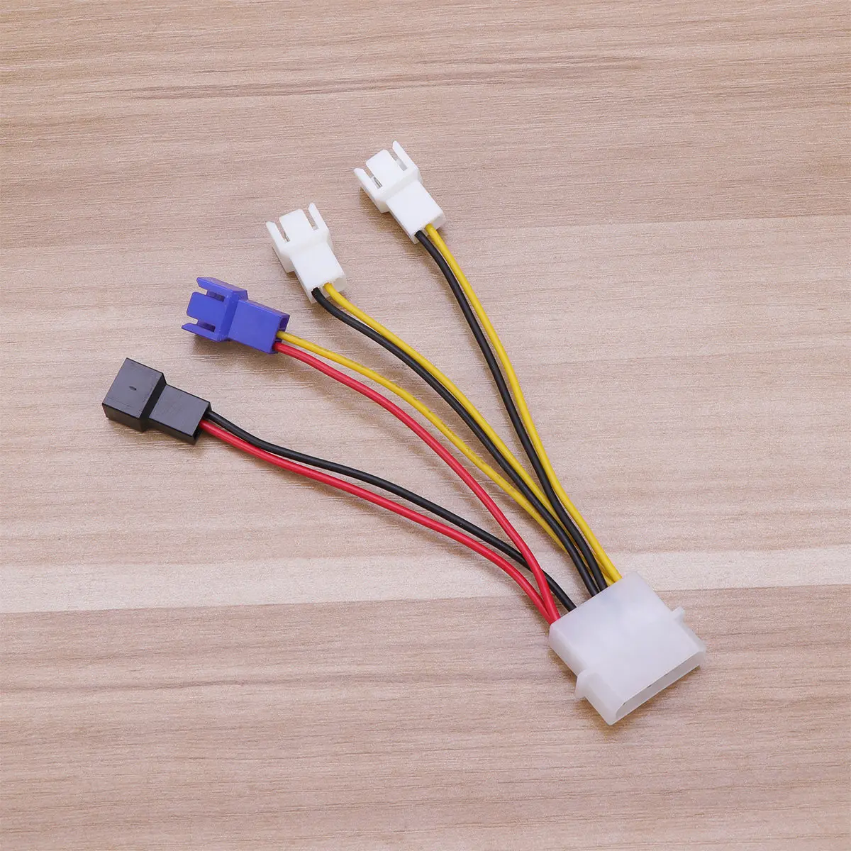 

4 Pin to 3 Pin Fan Deceleration Cable with Integrated Resistor for Desktop Laptop CPU Coolers Easy Install Quiet Operation Pc