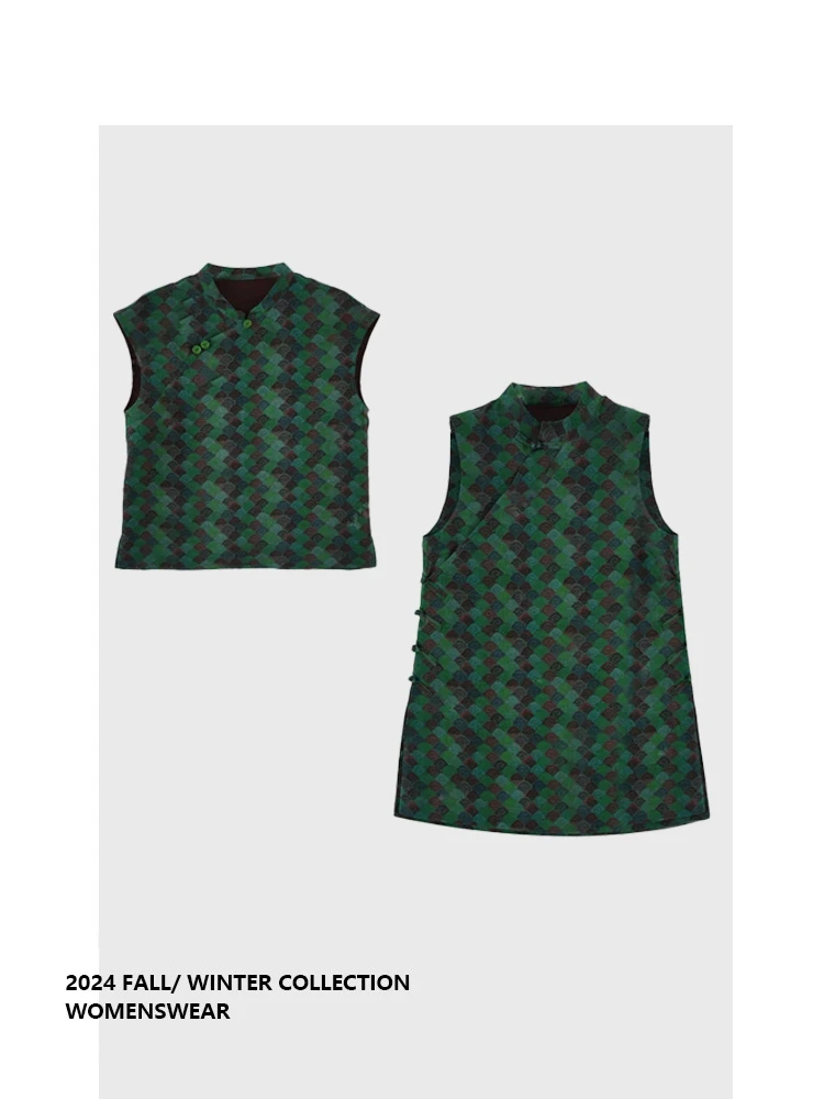 

Новинка: летний женский костюм в стиле ретро с воротником-стойкой, наклонными клапанами и вышивкой, в китайском национальном стиле, для повседневной носки.