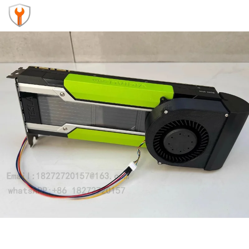 مناسبة لتعديل بطاقة الرسومات NVIDIA Tesla P100 P40 M40 K80 v100 مكون التبريد النشط