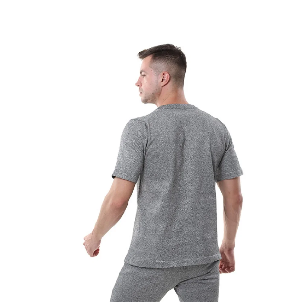 Cut Resistant Level 5 Knit Crew Neck Short Sleeve Lightweight  Safety Can Pass Security Checks  Anti-cutting