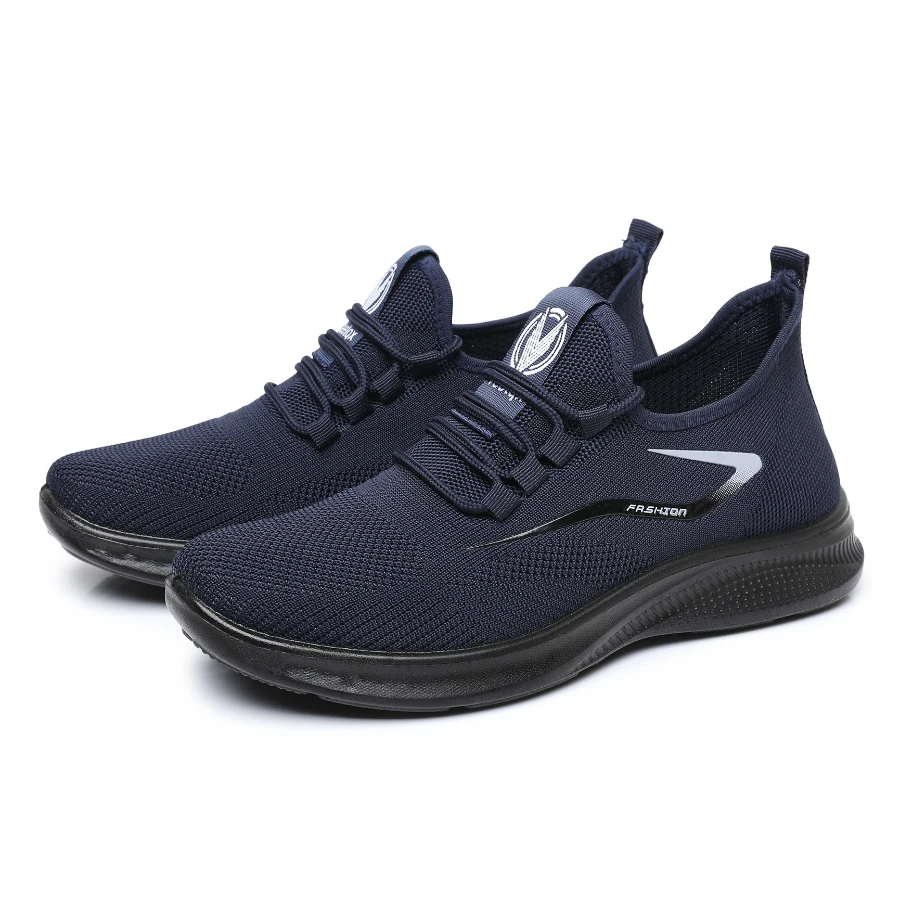 New 2026 release: breathable mesh-knit slip-on casual running shoes with flexible, non-slip soles—versatile for any outfit.
