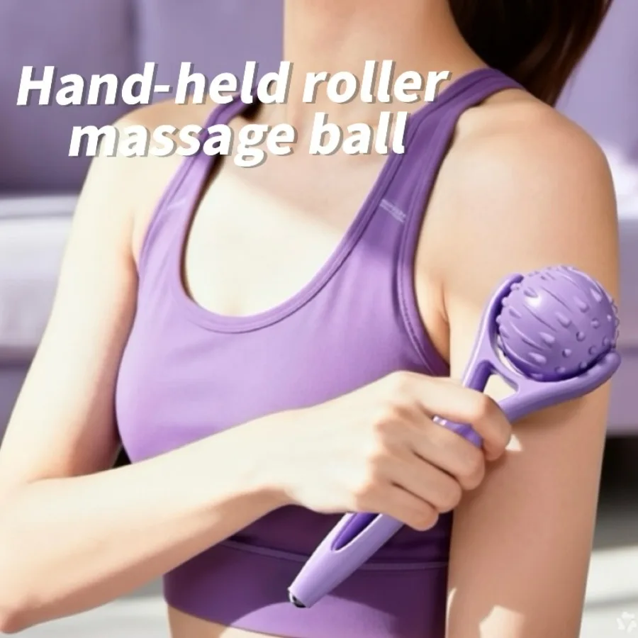 Multi-Purpose Handheld Massage Roller, Acupoint Design for Muscle Pain Relief, Lightweight Self-Care Tool for Body