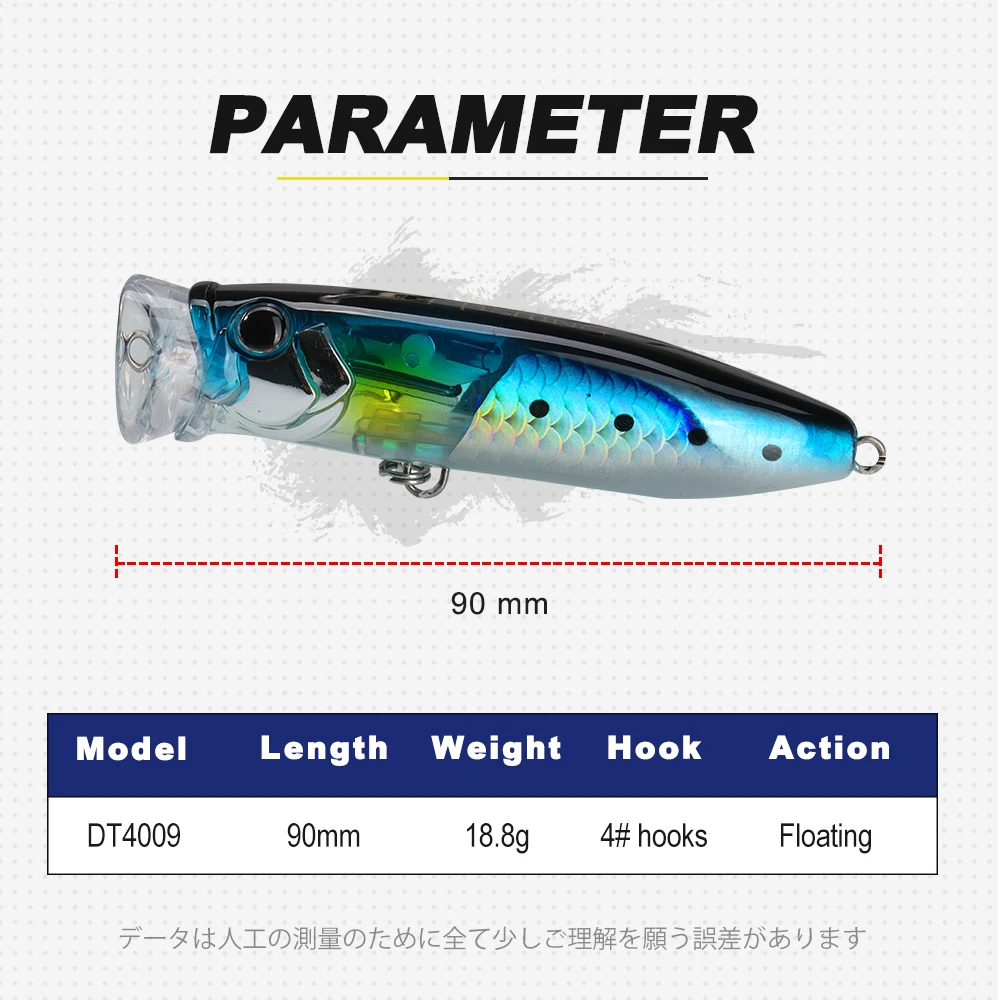 BALL SLIDER トップウォーター ルアー D1 トップウォーターフローティングフラッシュフレークポッパー釣り