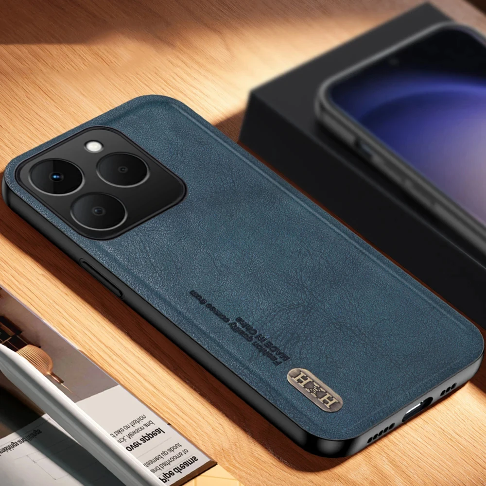 ل Realme 15T حافظة ريترو لوحة مغناطيسية ماتي محكم اللحاء شل ل Realme 15T غطاء Funda