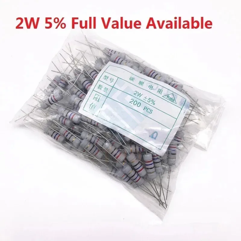 200Pcs 2W Metal Oxi…