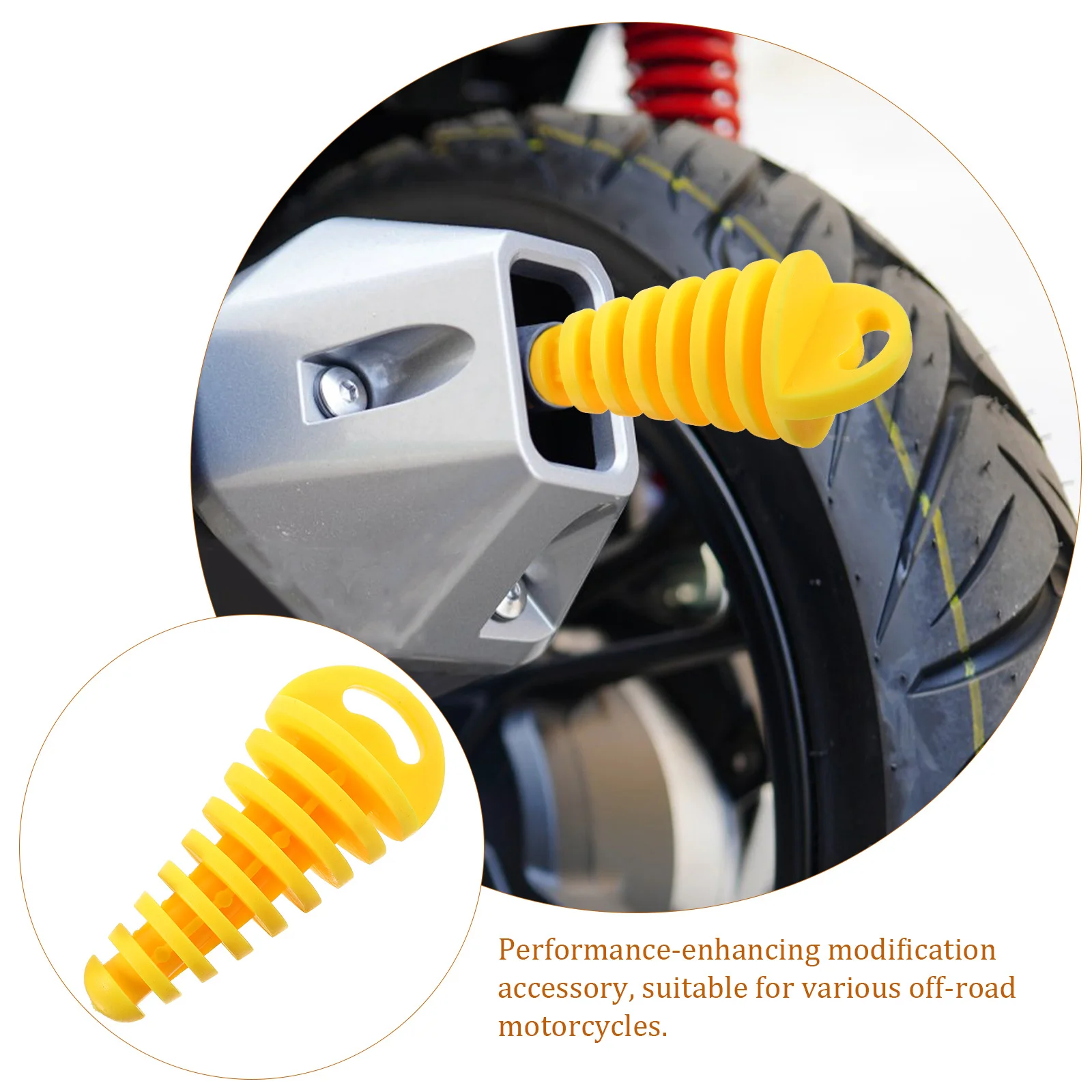 

Alipis Motorcycle Wash Plug Exhaust Stopper Off Road Easy Install Stylish Design