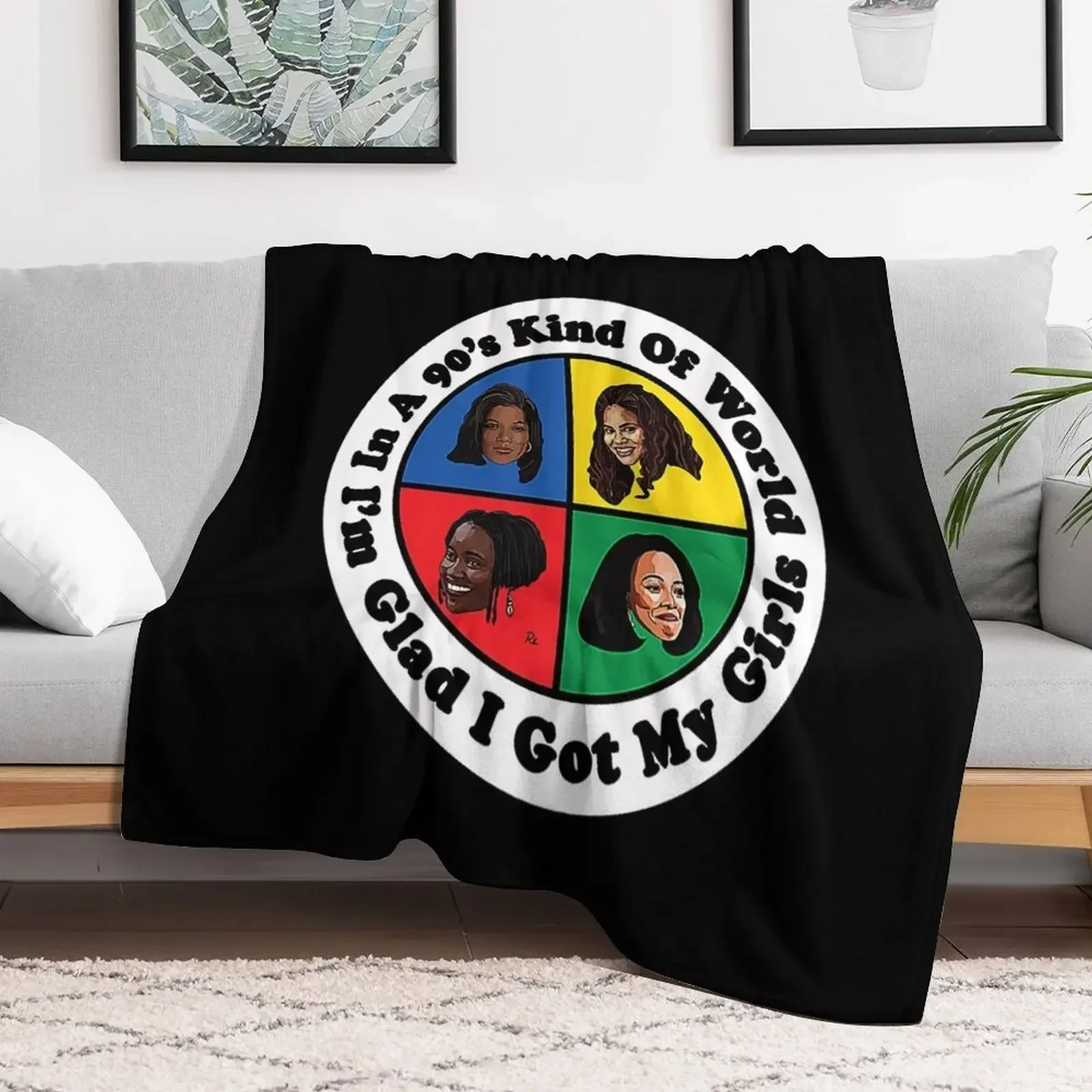 

Living Single Shirt Throw Blanket Camping Luxury St Softest Thermal Blankets