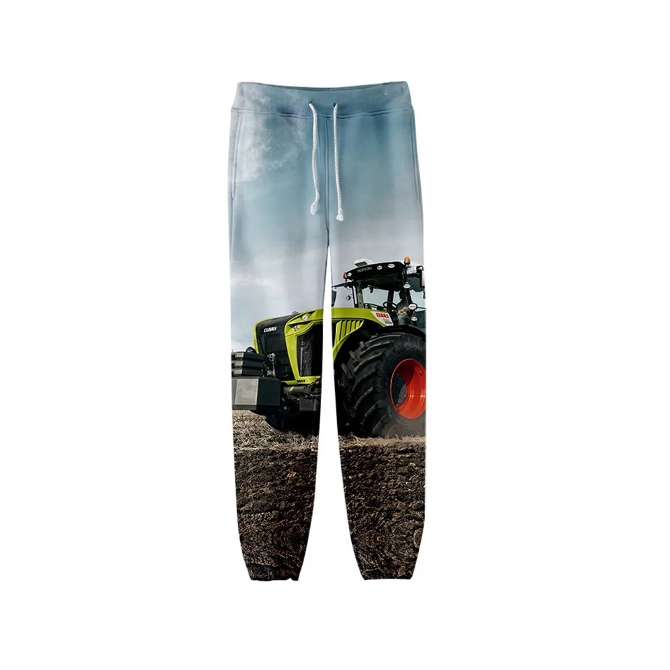 

Newest Hot Trousers Men Women Home Harajuku pants Sweatpants Tractor Pattern Long Pants 3D Print Jogger Pants