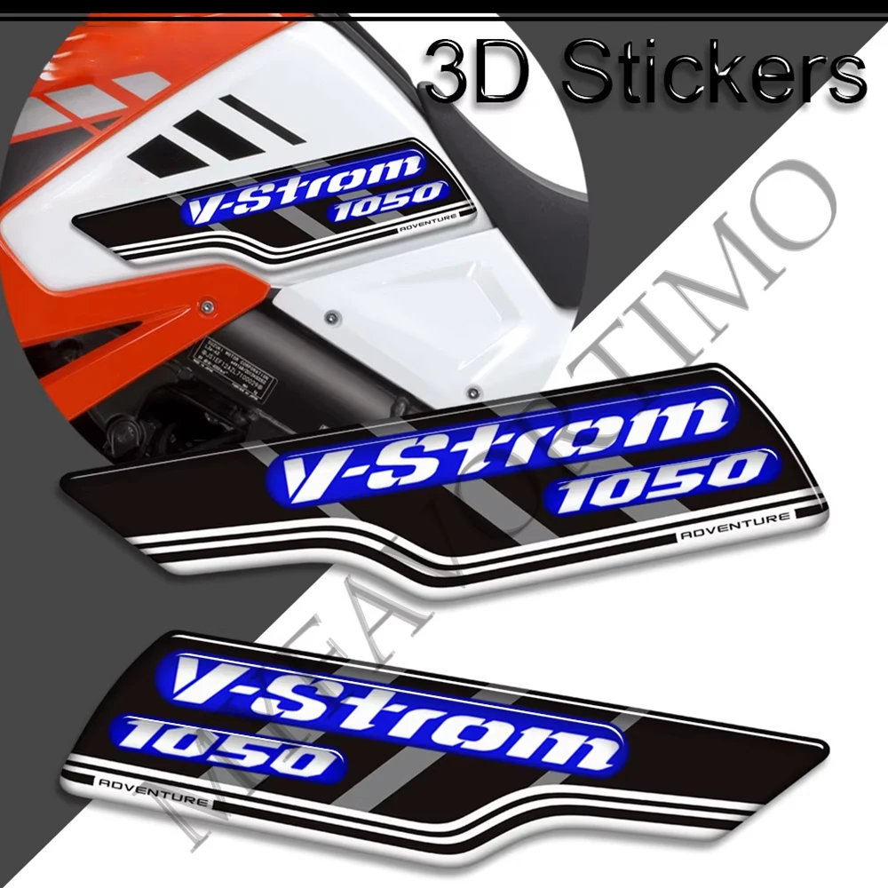 

2019-2022 Tank Pad 3D Stickers Grips Side Fuel Oil Kit Motorcycle Protector For Suzuki V STROM VSTROM DL 1050 XT 1050XT DL1050