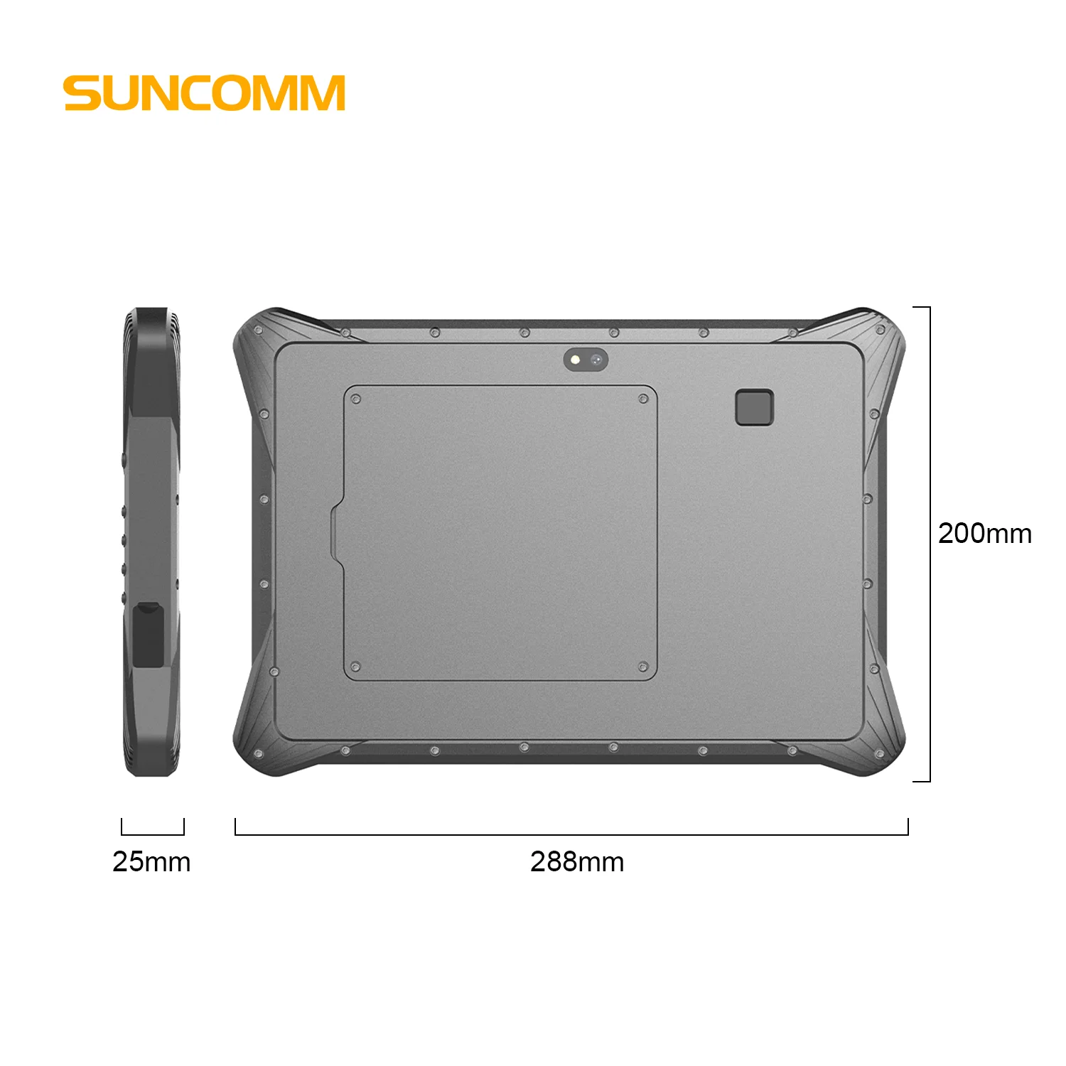 Hot Selling Rugged Tablet 10.1 Inches 12000mAh Android 13 1D/2D Fingerprint Identification RTK PSAM Dualband WiFi Android Tablet