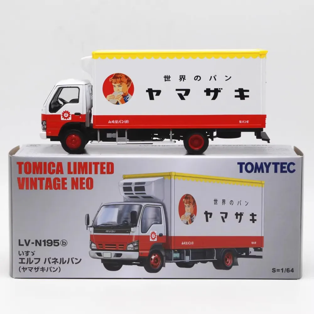 Coleção de carro modelo Tomica Vintage DieCast, Neo Lv-N195B Cadeira, Elf Panel Van, Yamazaki Pão, Edição limitada, Hobby Toys