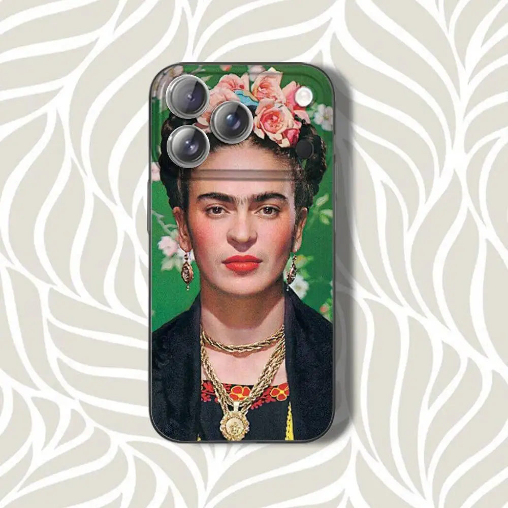 Art F-FridaS K-Kahlo-E Phone Case For iPhone 15,12,11,14,13,17,16,Plus,Air,Pro,Max,E,Mini for Magsafe Magnetic Frosted Grey