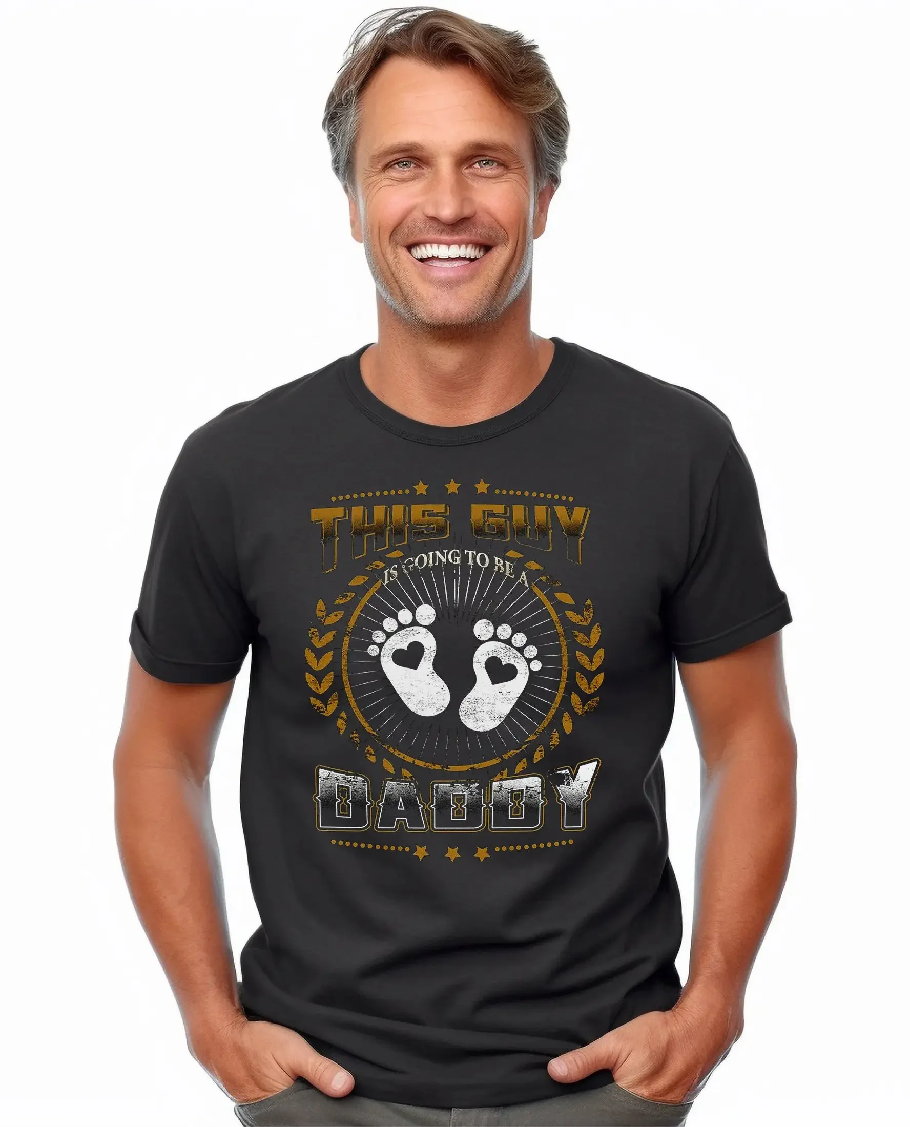 Este diseño único para el Día del Padre, para que este hombre se convierta en papá, es un regalo especial del hijo/hija.