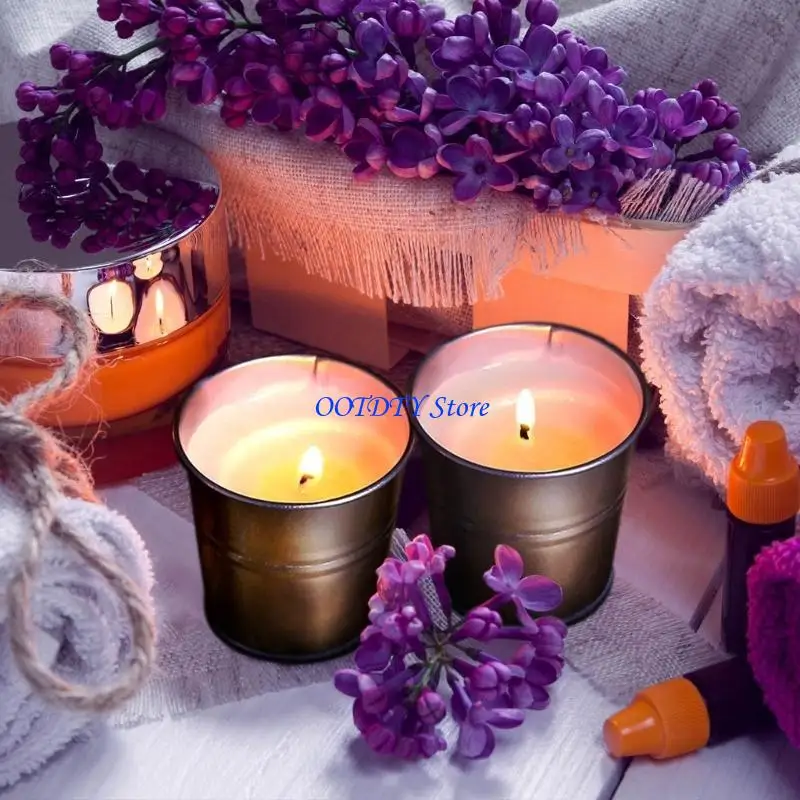 Picture 6: 367A 2pcs Citronellas Set Natural Soys Scented Wax for Camping