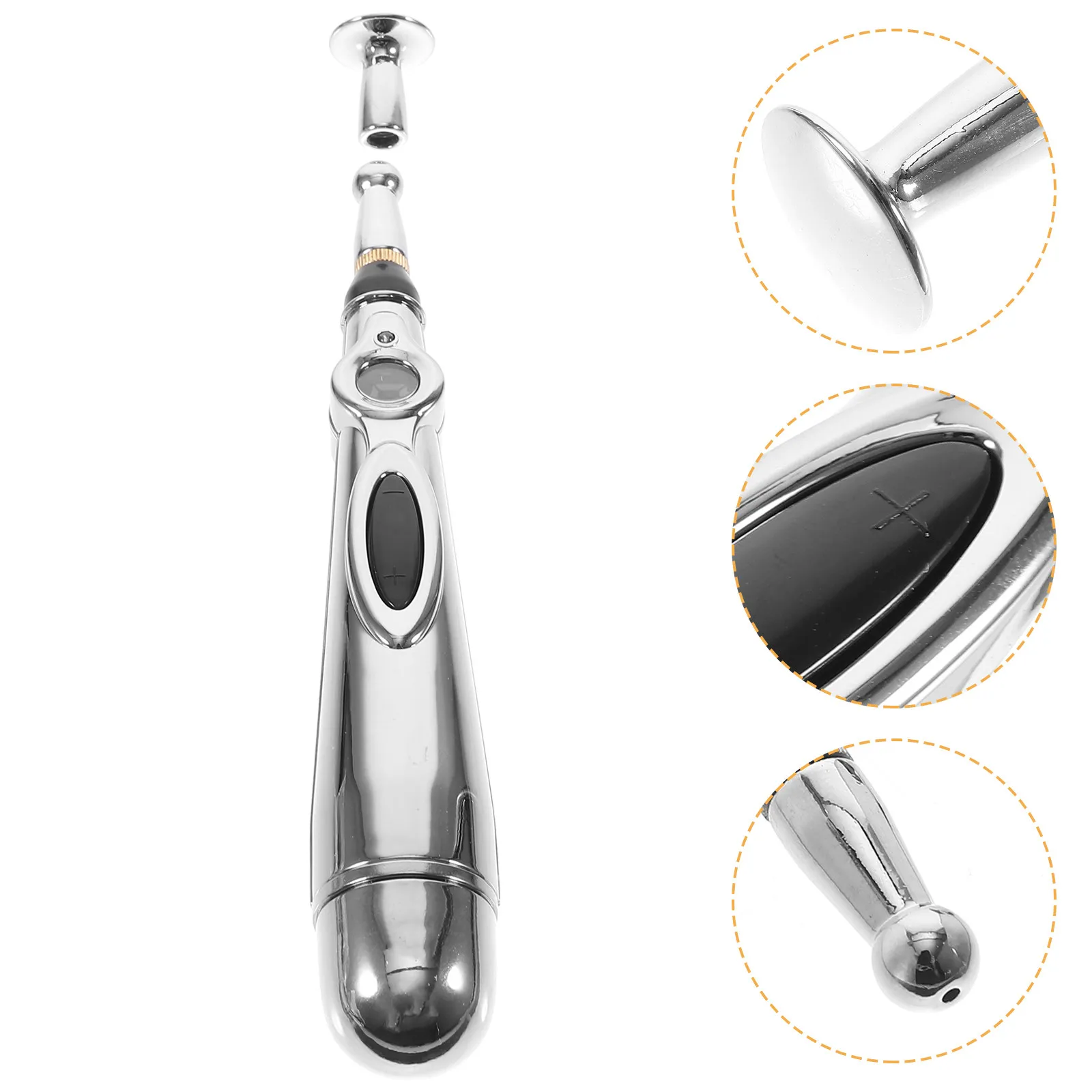 

1Set Electric Massage Pen Handheld Acupuncture Device Pulse Massaging Pen for Neck Waist Leg Pain Relief Rechargeable Massage