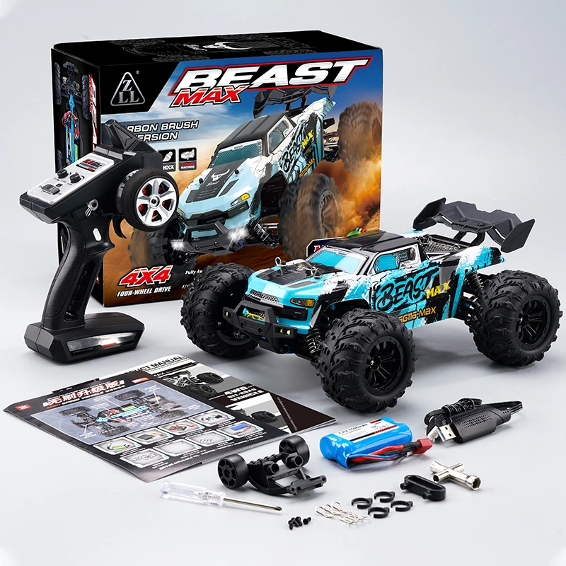 Zll Sg116max/Sg116pro 1:16 40/80 Km/h 4wd Rc Auto Hoge Drift Snelheid Led Koplamp Auto Speelgoed