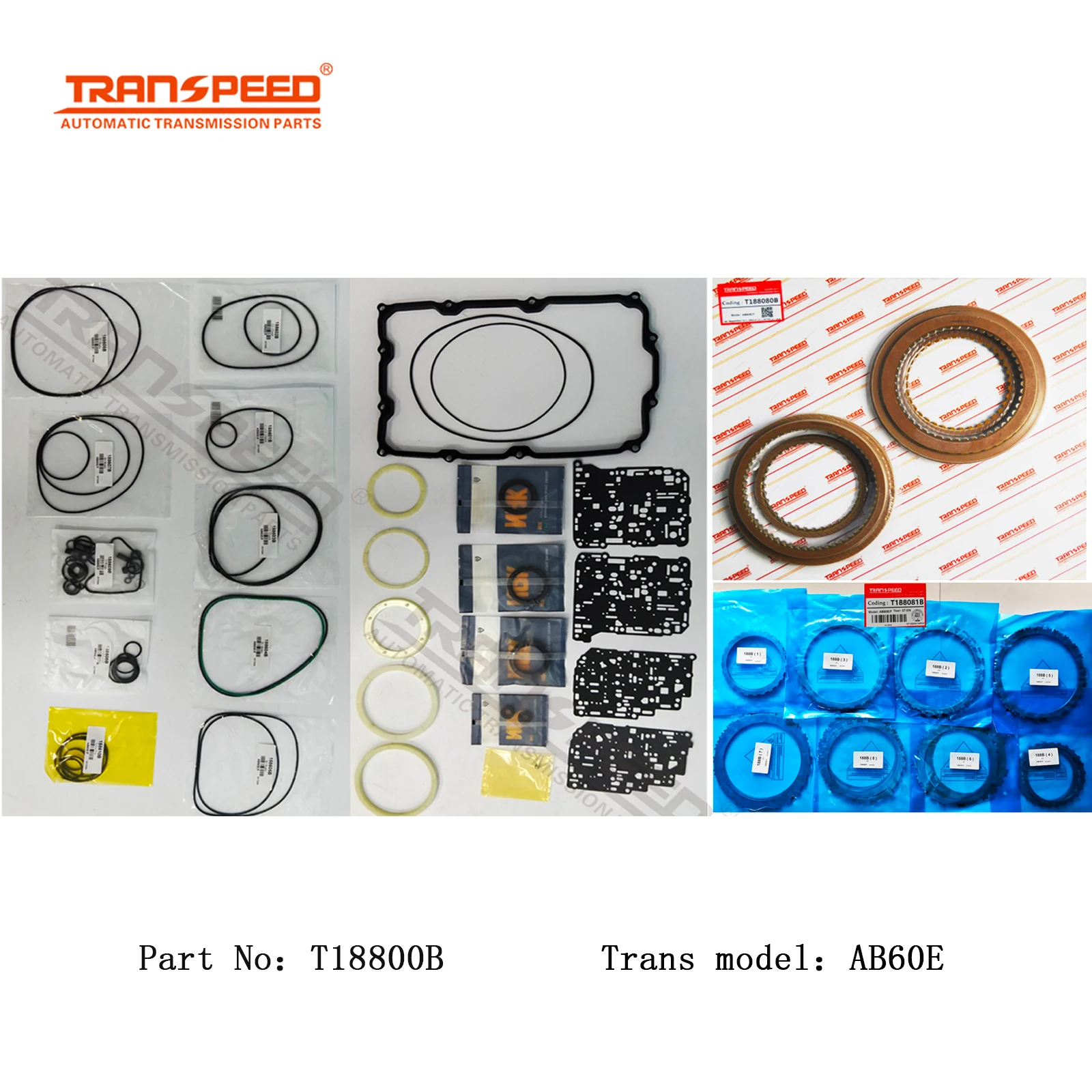 

TRANSPEED AB60E AB60F Auto Transmission Gearbox Rebuild Master Kit For LAND CRUISER SEQUOIA 5700 Transmission And Drivetrain