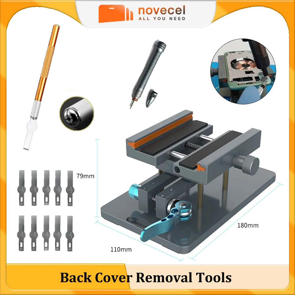 Novecel Back Glass Remove Breaker Knife for iPhone 16 14 15 Plus Pro Max Mobile Phone Repair Rear Housing Case Disassembly Tools